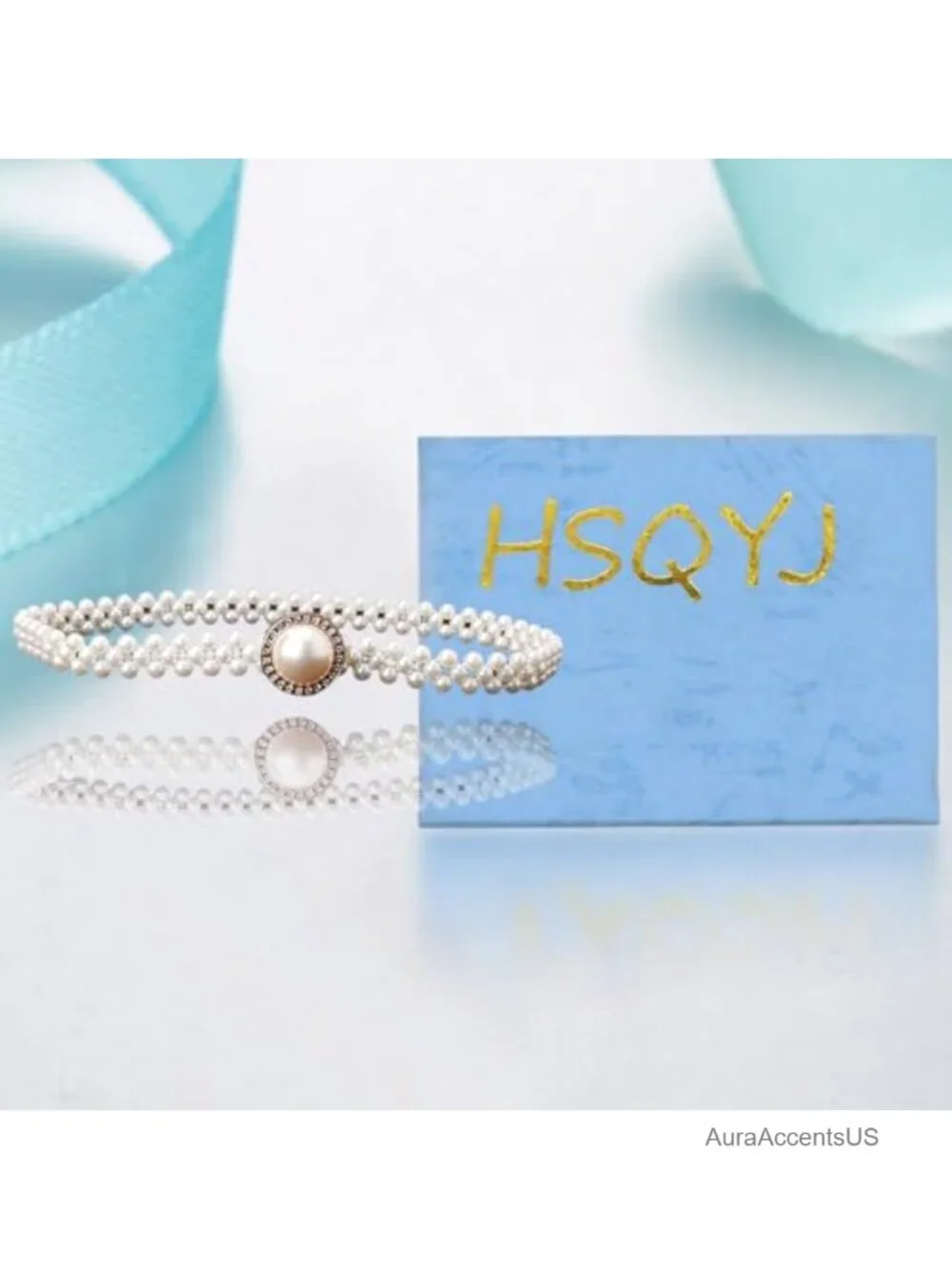 Pearl Elastic Chain Belt Adjustable Stretchy Metal Crystal Flower Buckle Waist